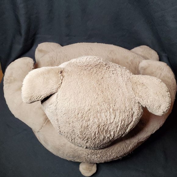 Pottery Barn Kids Bear Plush CRITTER CHAIR Brown Bow Photo Shoot Storytime 24x24 - Picture 6 of 15